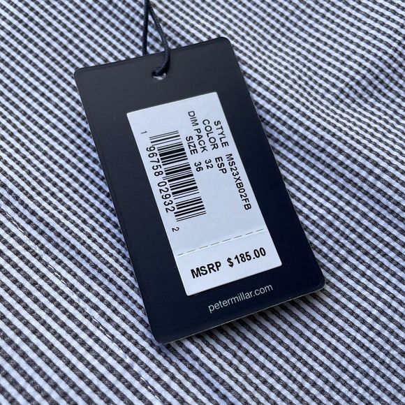 Peter Millar Crown Crafted Matlock Seersucker Performance Pants Golf  36x32 - Picture 11 of 12